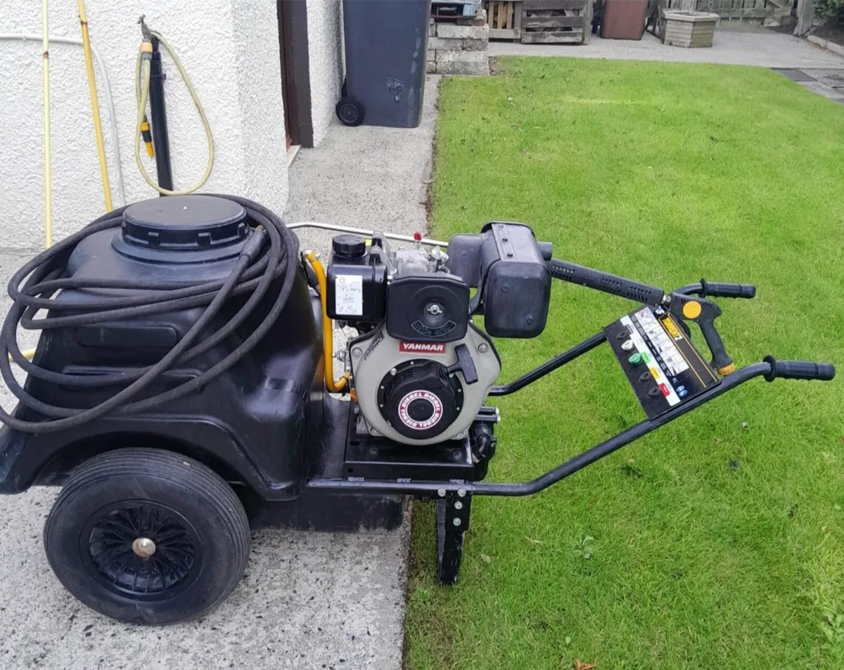Yanmar Diesel power washer with150ltr tank - Image 1