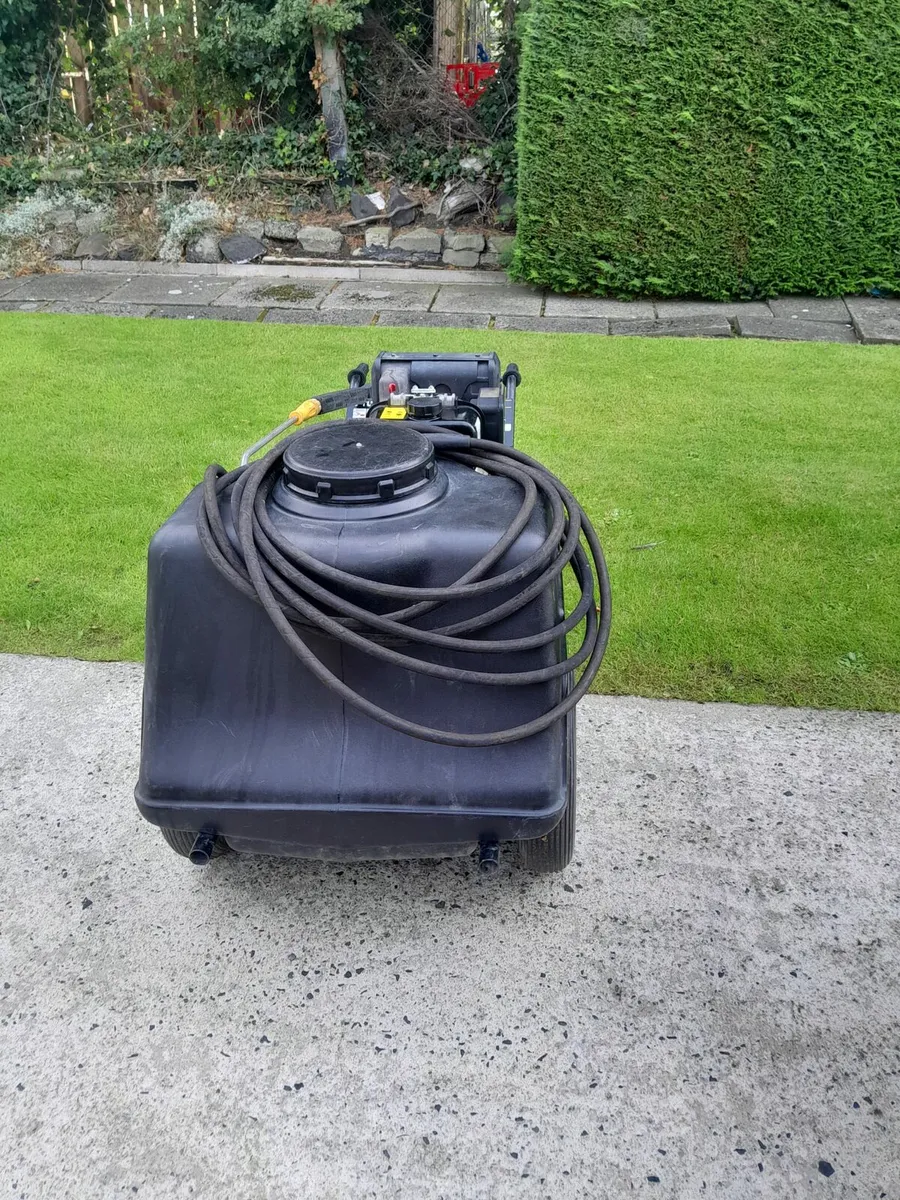Yanmar Diesel power washer with150ltr tank - Image 4
