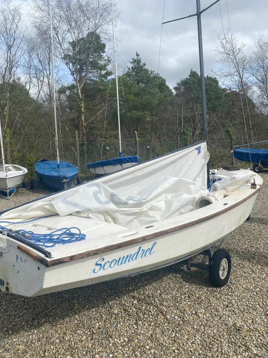 Sail Boat  - Wayfarer Sail # 9059 - Image 1
