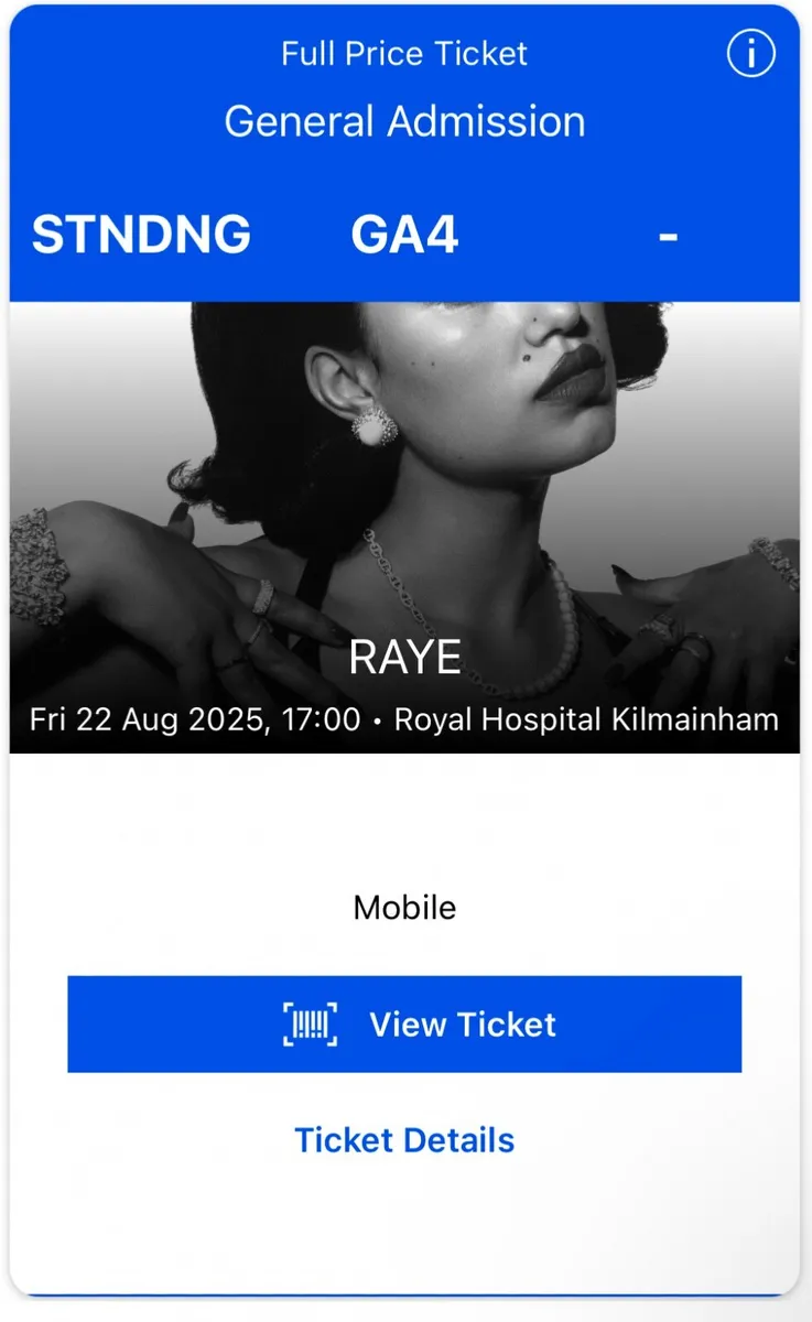 RAYE Concert tickets - Image 2