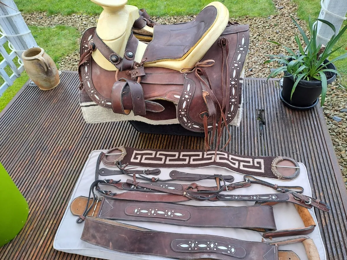 Horse Saddles (western mexican style - Image 4
