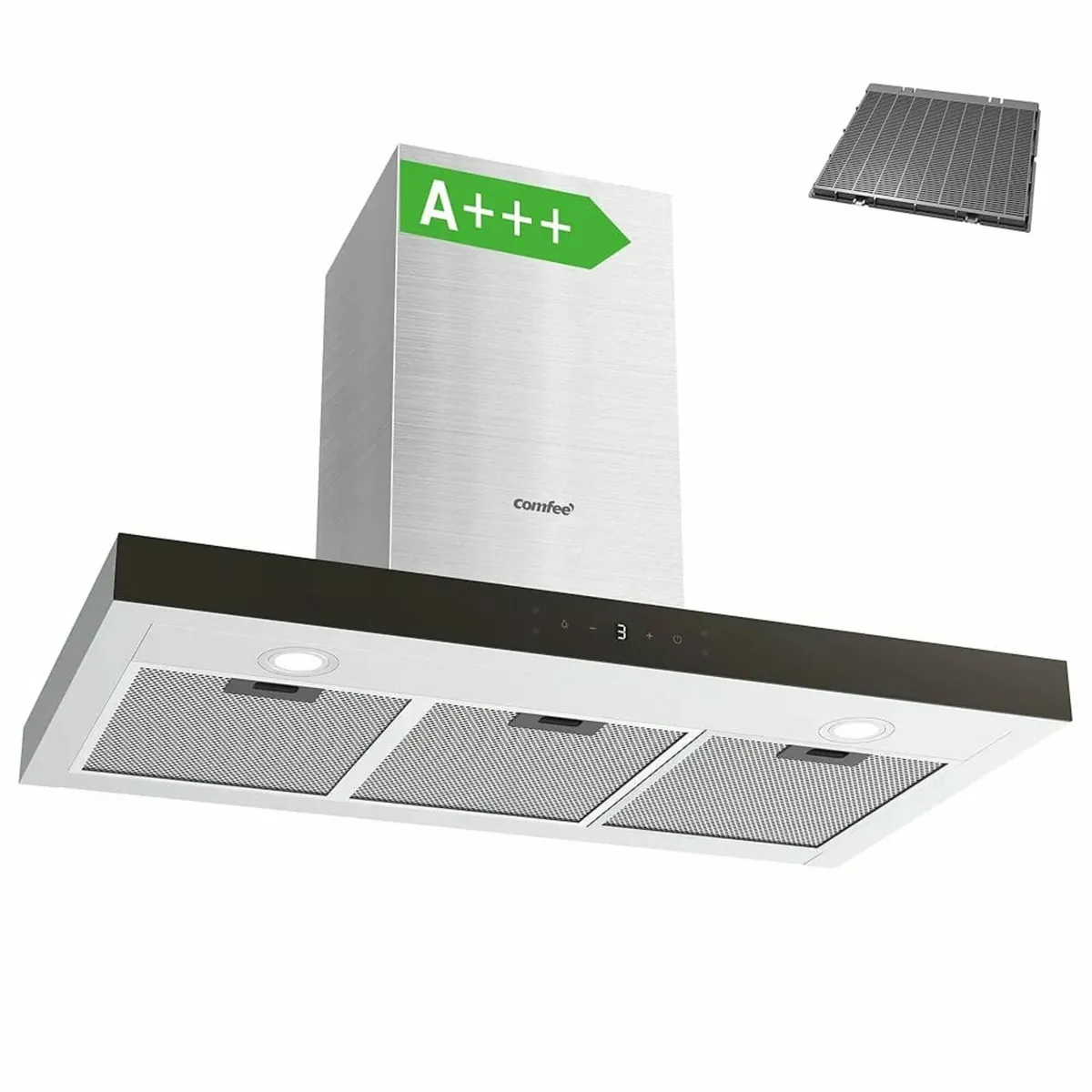 90 cm Chimney Hood 90M77 Class A+++ Stainless Stee - Image 1