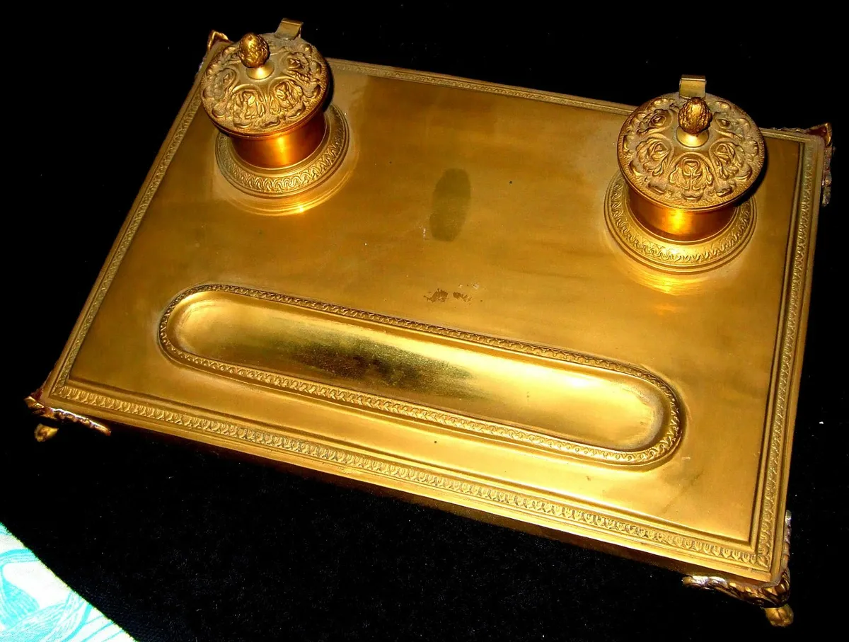 Vintage Brass Deskstand - Image 2