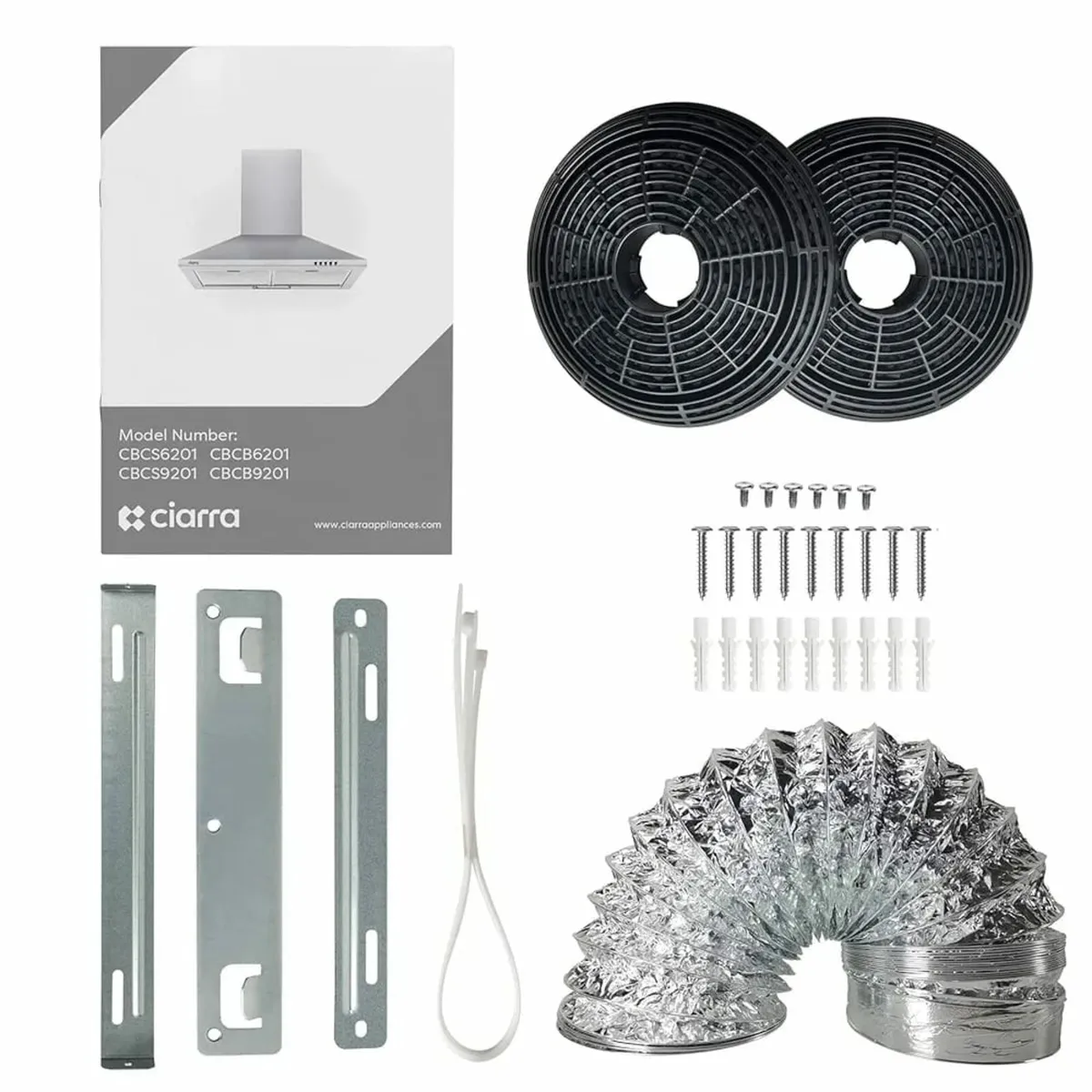 Wall-Mounted Cooker Hoods 900mm CBCS9201 with Carb - Image 4