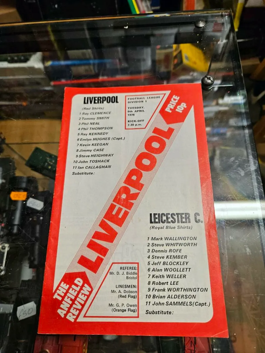 Vintage Liverpool Football Programme - Image 1