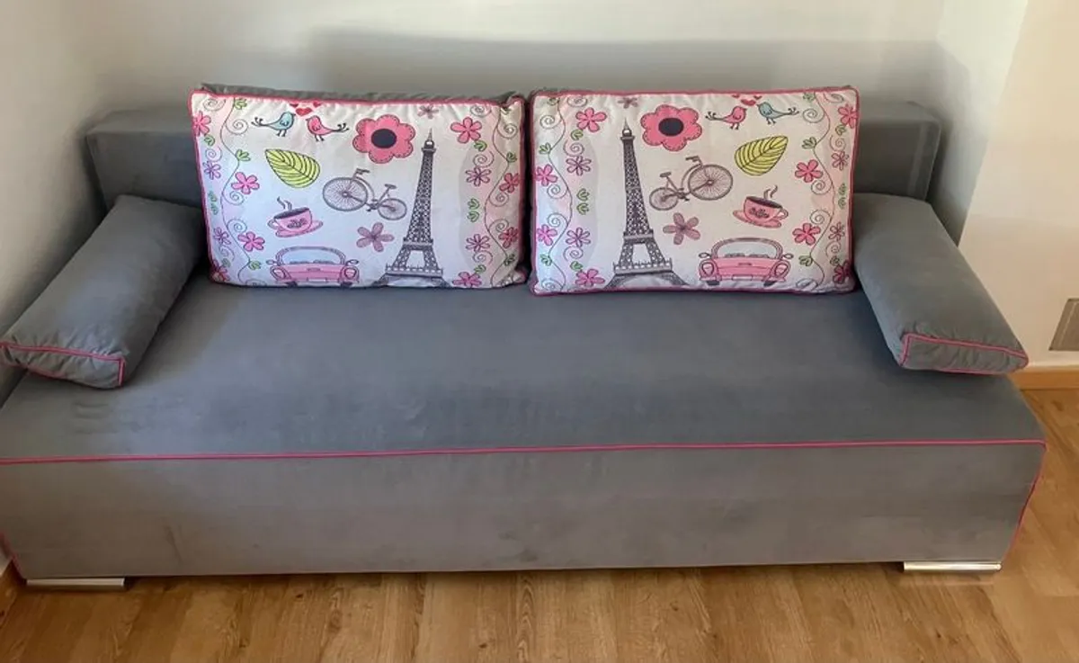 Convertible Sofa with Storage - Image 1