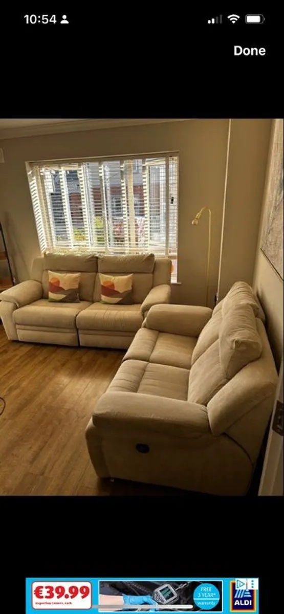 DFS Electric Recliner Set with USB charging port - Image 1
