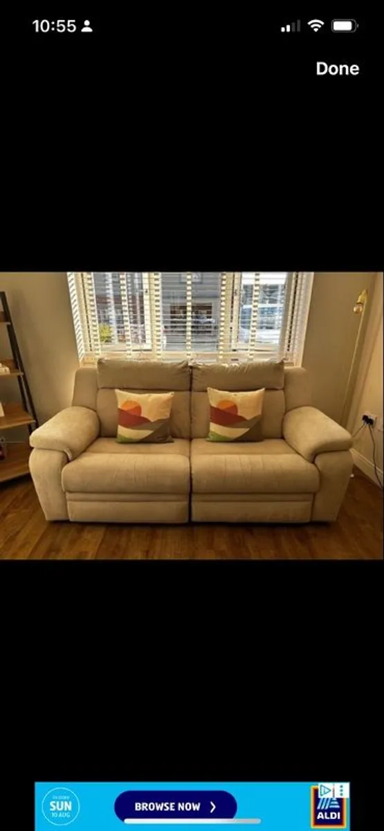 DFS Electric Recliner Set with USB charging port - Image 3