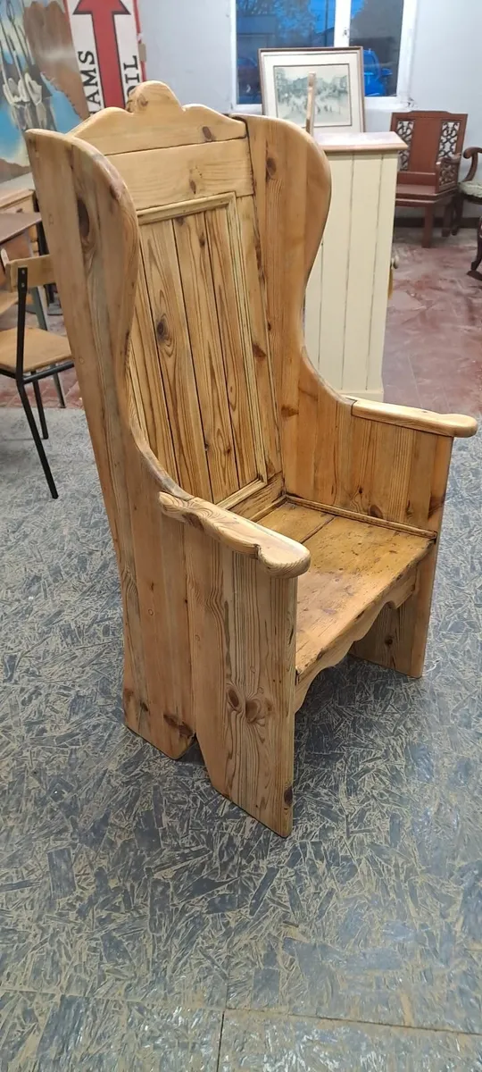 Vintage Irish lambing chair - Image 3