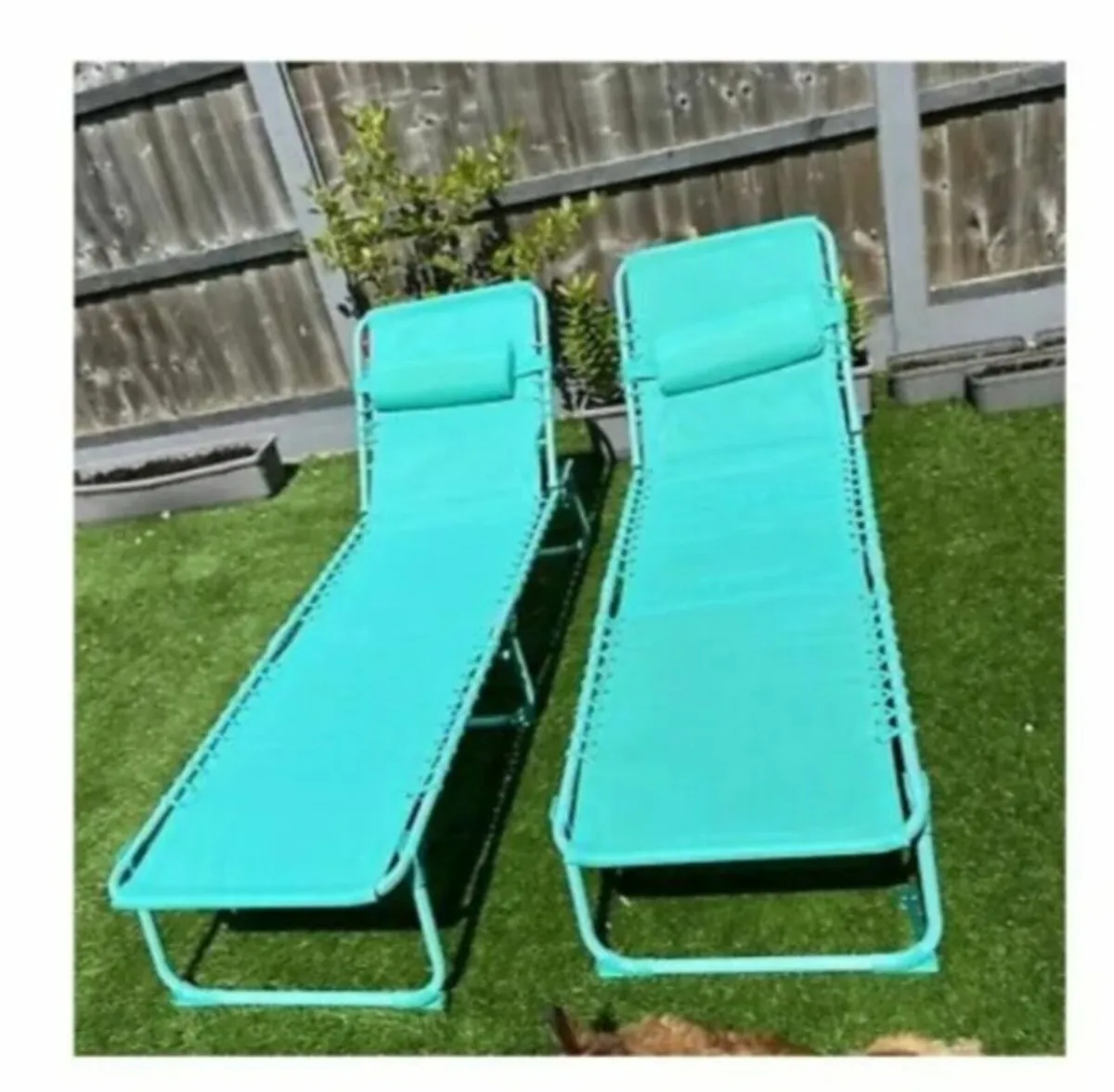 New sunloungers