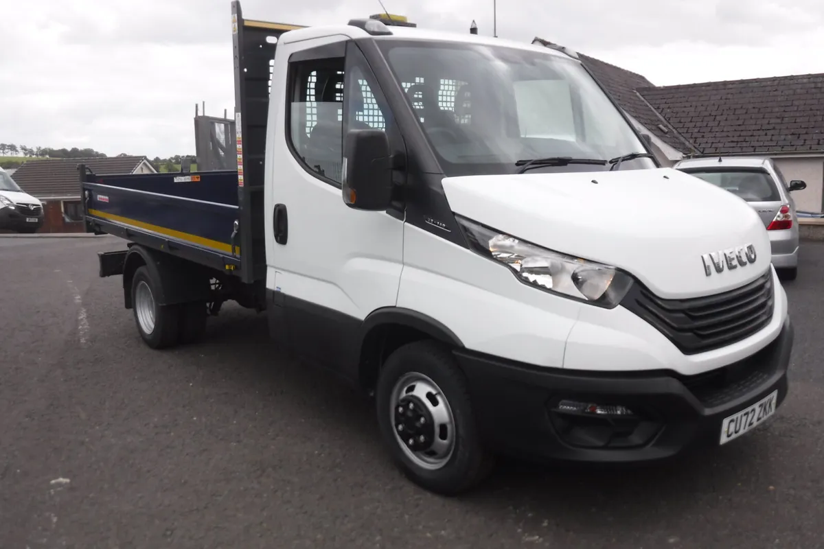 Iveco 35-140 2022 dropside tipper 25335 miles . - Image 1