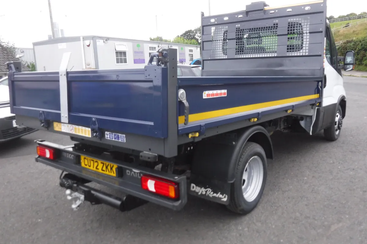 Iveco 35-140 2022 dropside tipper 25335 miles . - Image 3