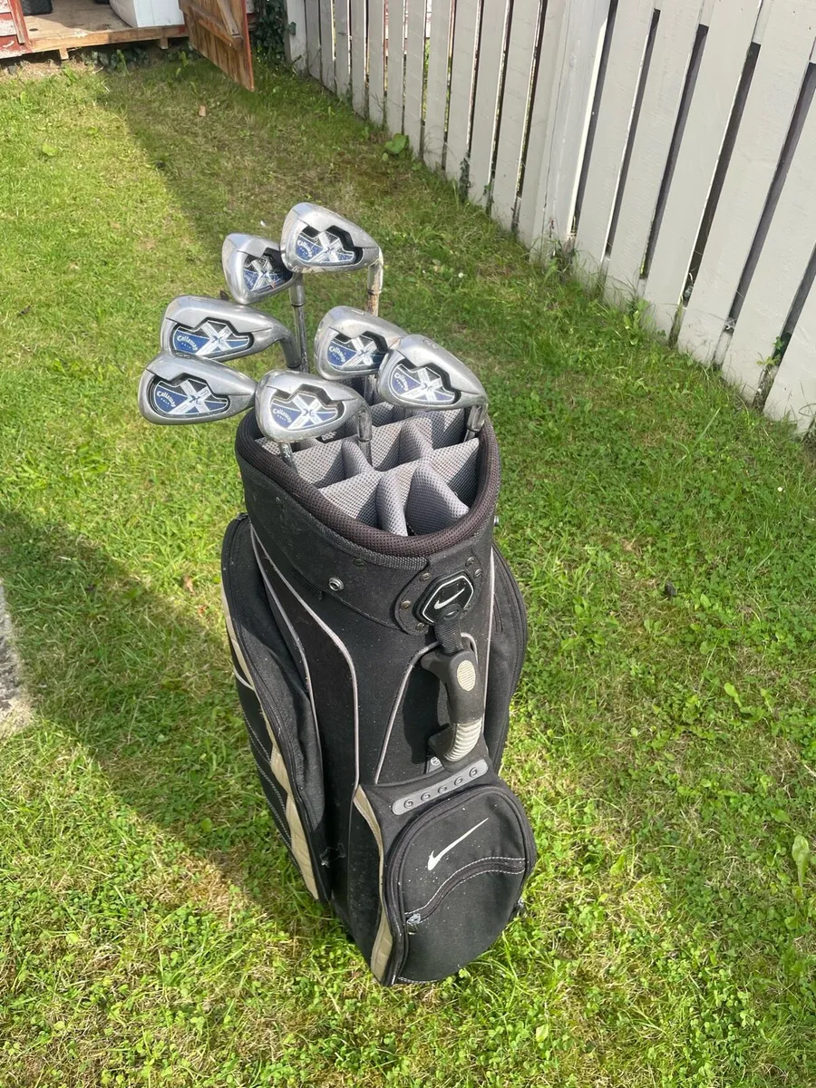 Callaway X-18 Irons with Nike Golf Bag - Image 2