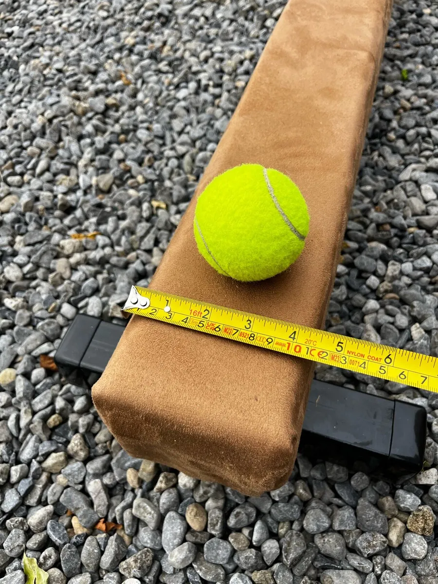 8ft Suede covered steel Gymnastics Balance Beam - Image 2