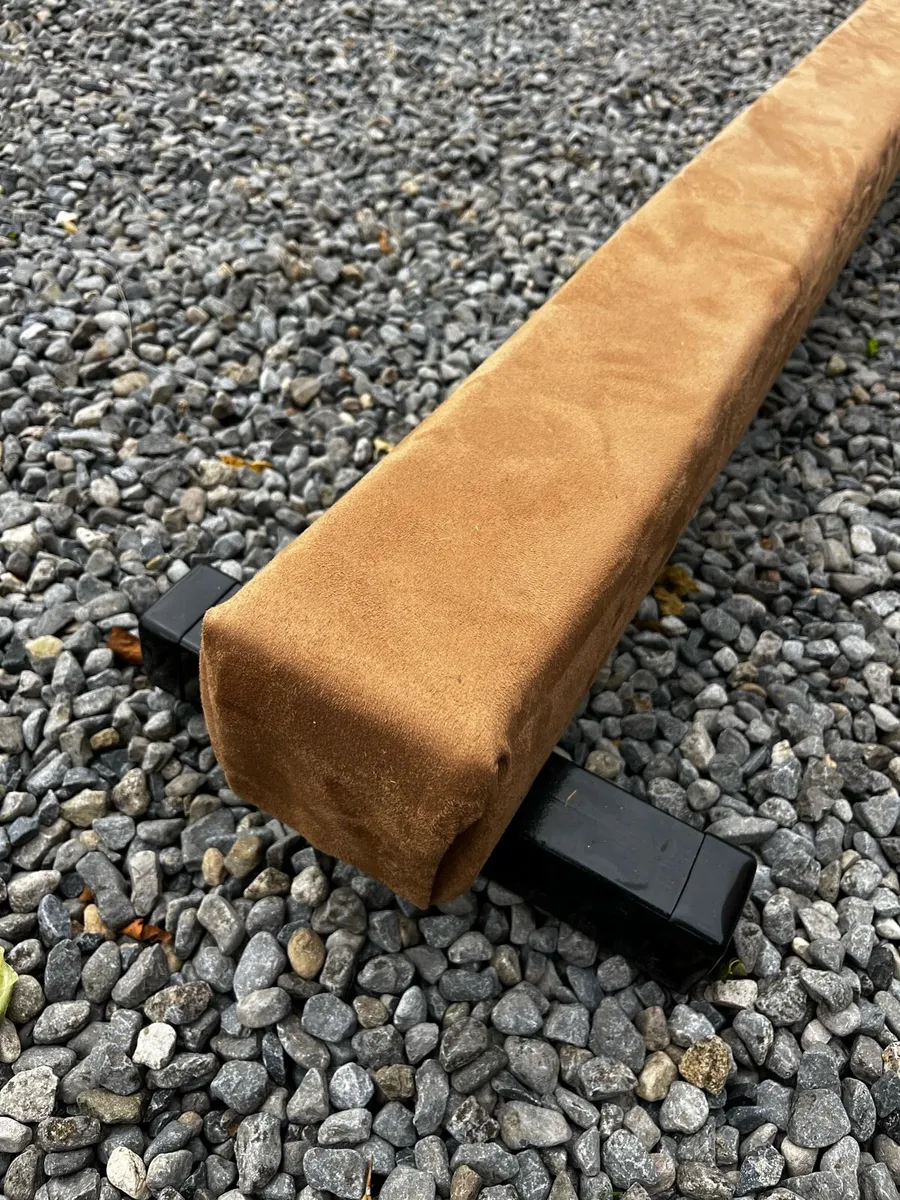 8ft Suede covered steel Gymnastics Balance Beam - Image 4
