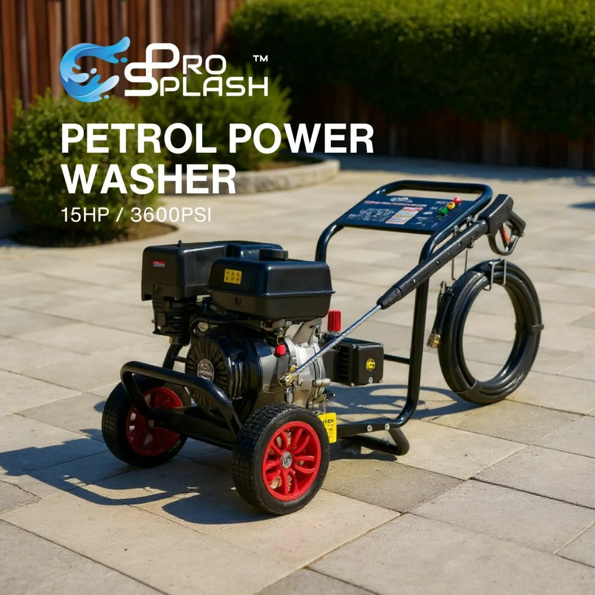 *SAVE £200* Petrol Pressure Washer 250BAR/15HP - Image 1