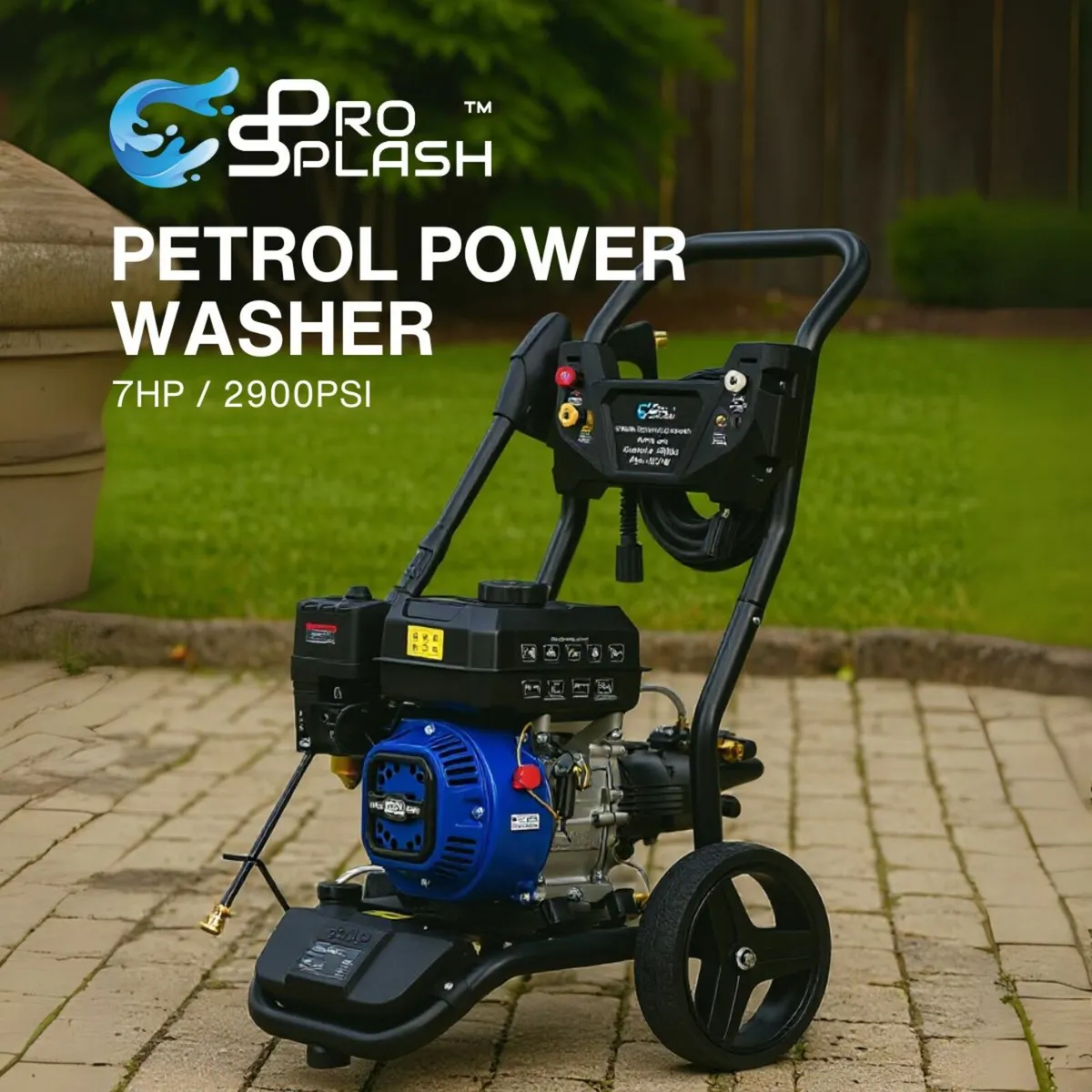 *KLARNA* Petrol Power Washer 7HP/200BAR - Image 1