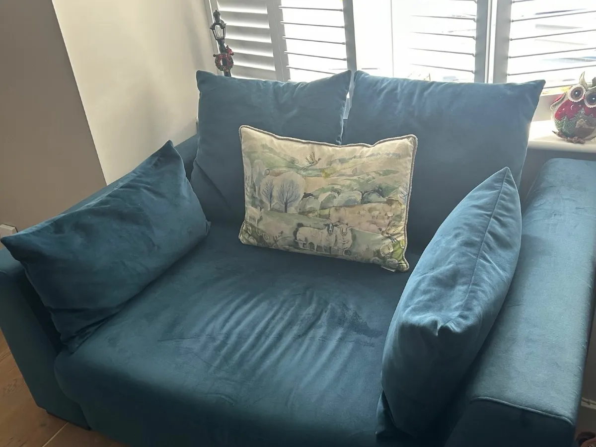 Velvet Sofa - Image 4