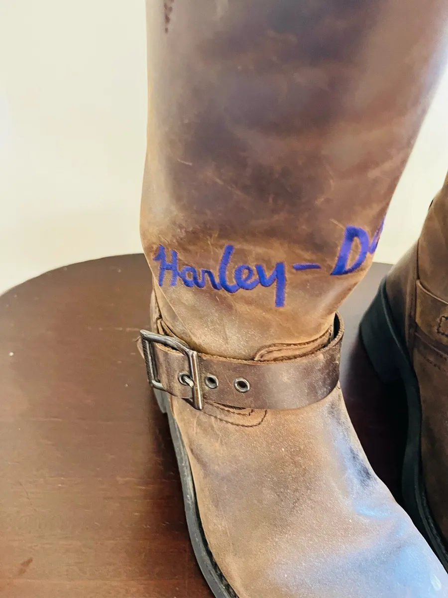 Harley Davidson Boots. Size- 7. Brown. - Image 2