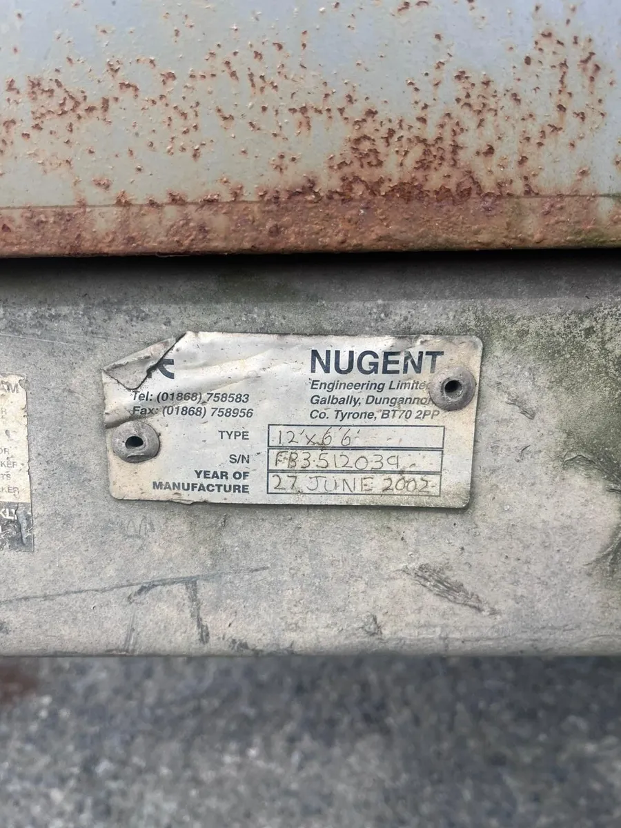 Nugent 12 x 6 trailer - Image 4