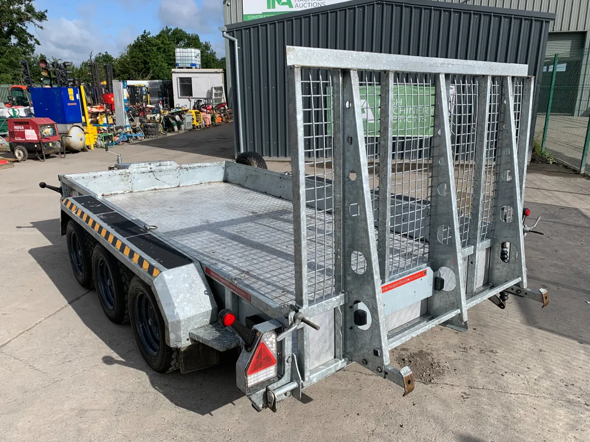 BID ONLINE NOW - NUGENT TRI AXLE 3.5T PLANT TRAILE - Image 3