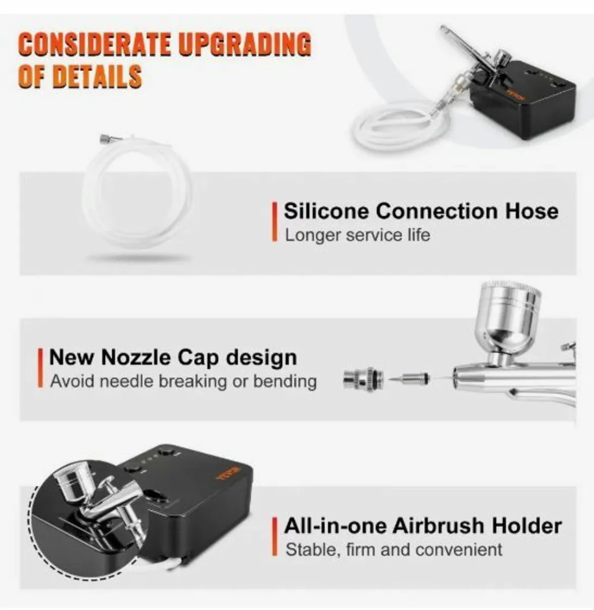 Airbrush Kit, Portable Airbrush Set - Image 2