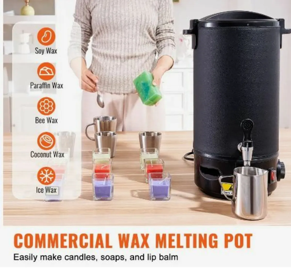 Wax Melter for Candle Making 10Liter - Image 2