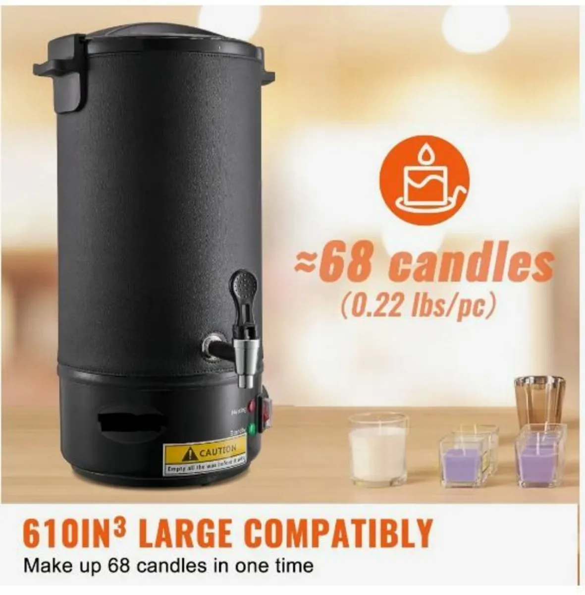 Wax Melter for Candle Making 10Liter - Image 3