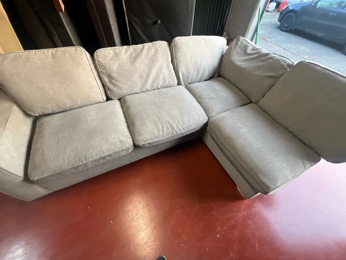 Selection of grey corner sofas - Image 1