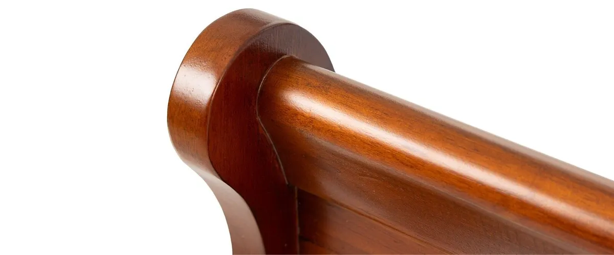 Louis Phillippe Kingsize bed and 6 drawer dresser - Image 3
