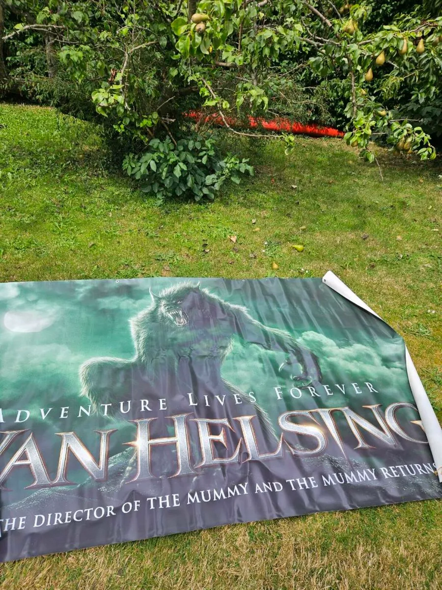 Large Van Helsing Vinyl Banner Poster - Image 1