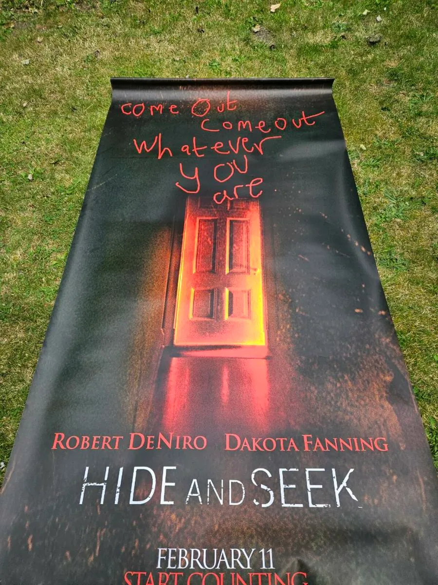 Vinyl Banner Poster Hide and Seek Robert De Niro - Image 1