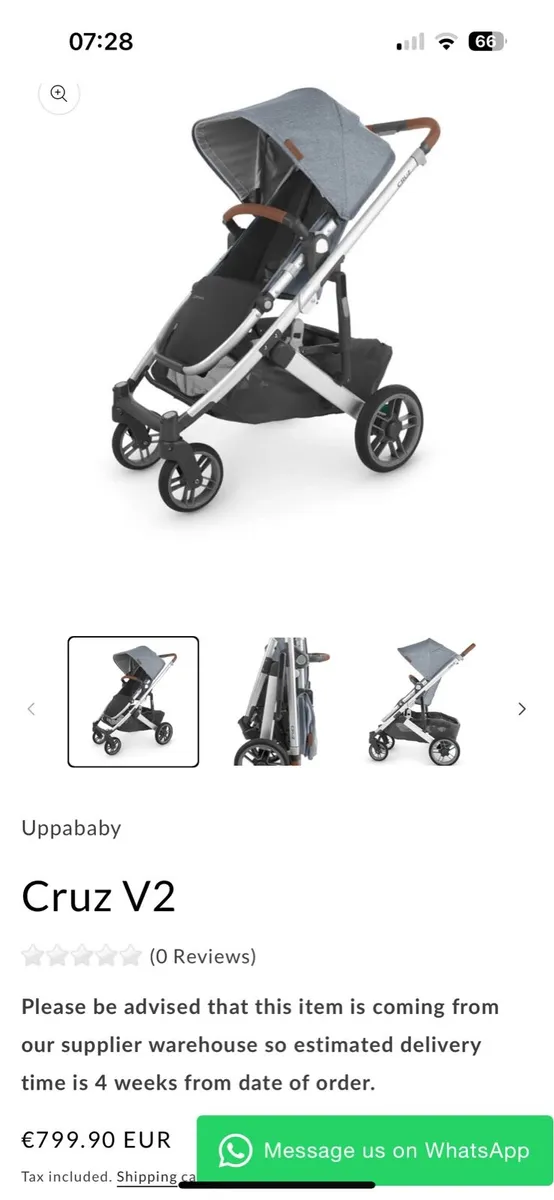Uppababy vista Cruz V2 - Image 3