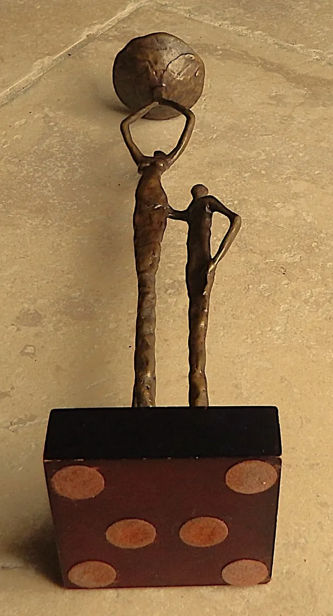 Giacometti Style Candleholder Figurine - Image 3