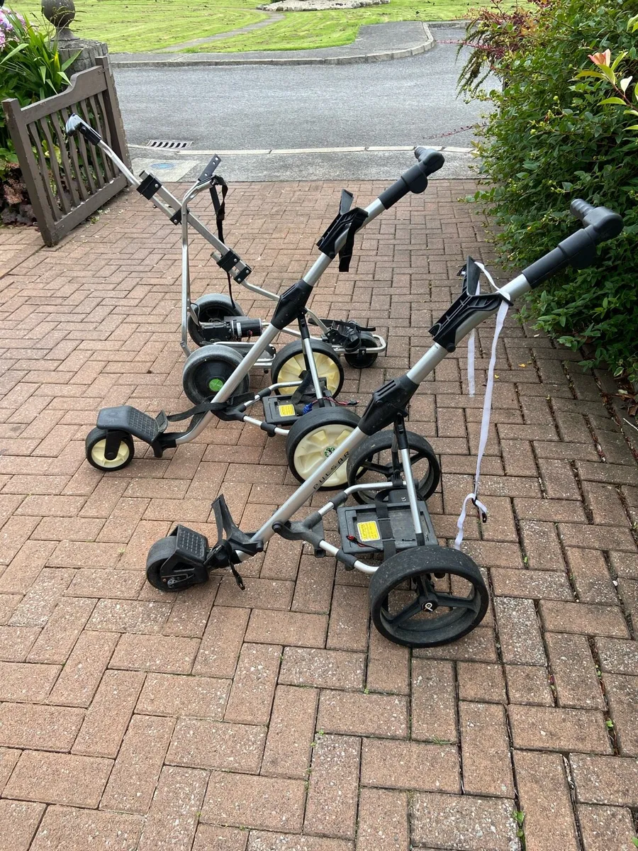 Electric.  Golf.   Trolleys - Image 3