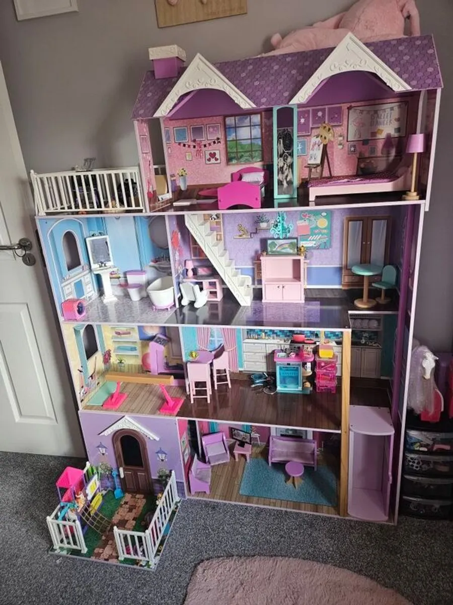 Wooden doll house