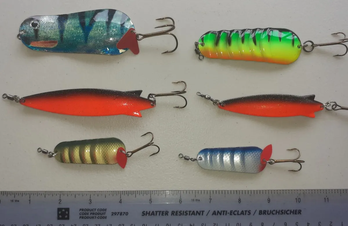Pike fishing lures spoons