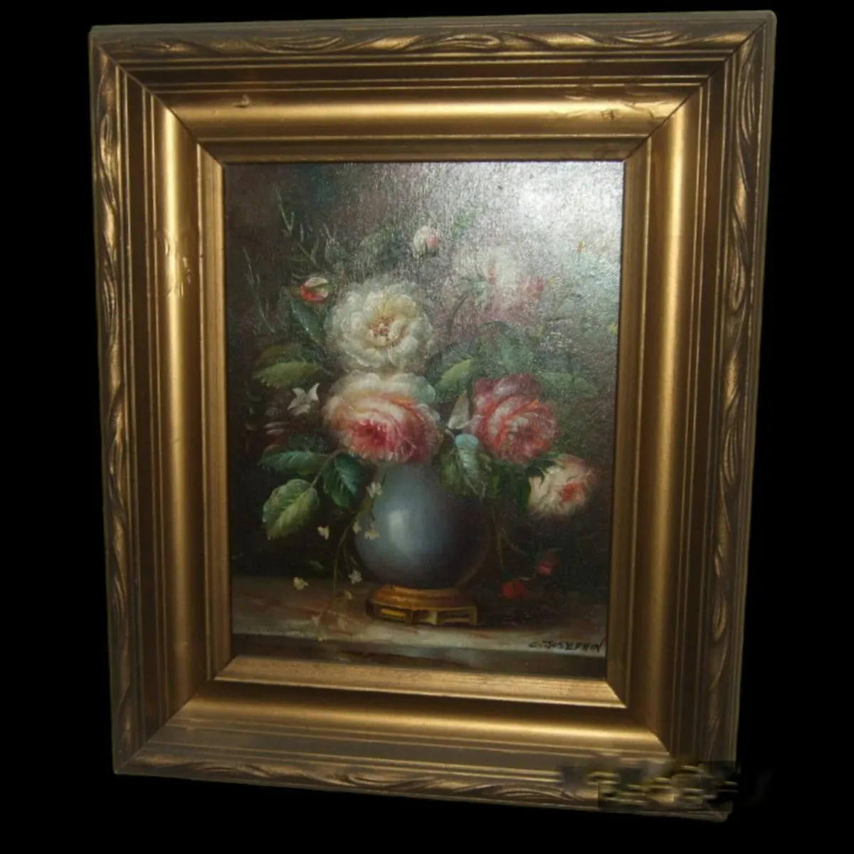 Vintage Original 'C Josephin' Painting - Image 1