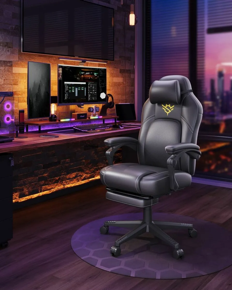 Gaming Chair High Quality Height-Adjustable with F - Image 2