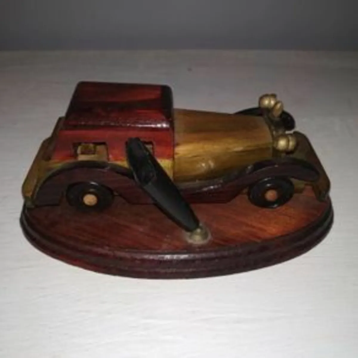 Vintage Wooden Car - Pen holder - Image 1