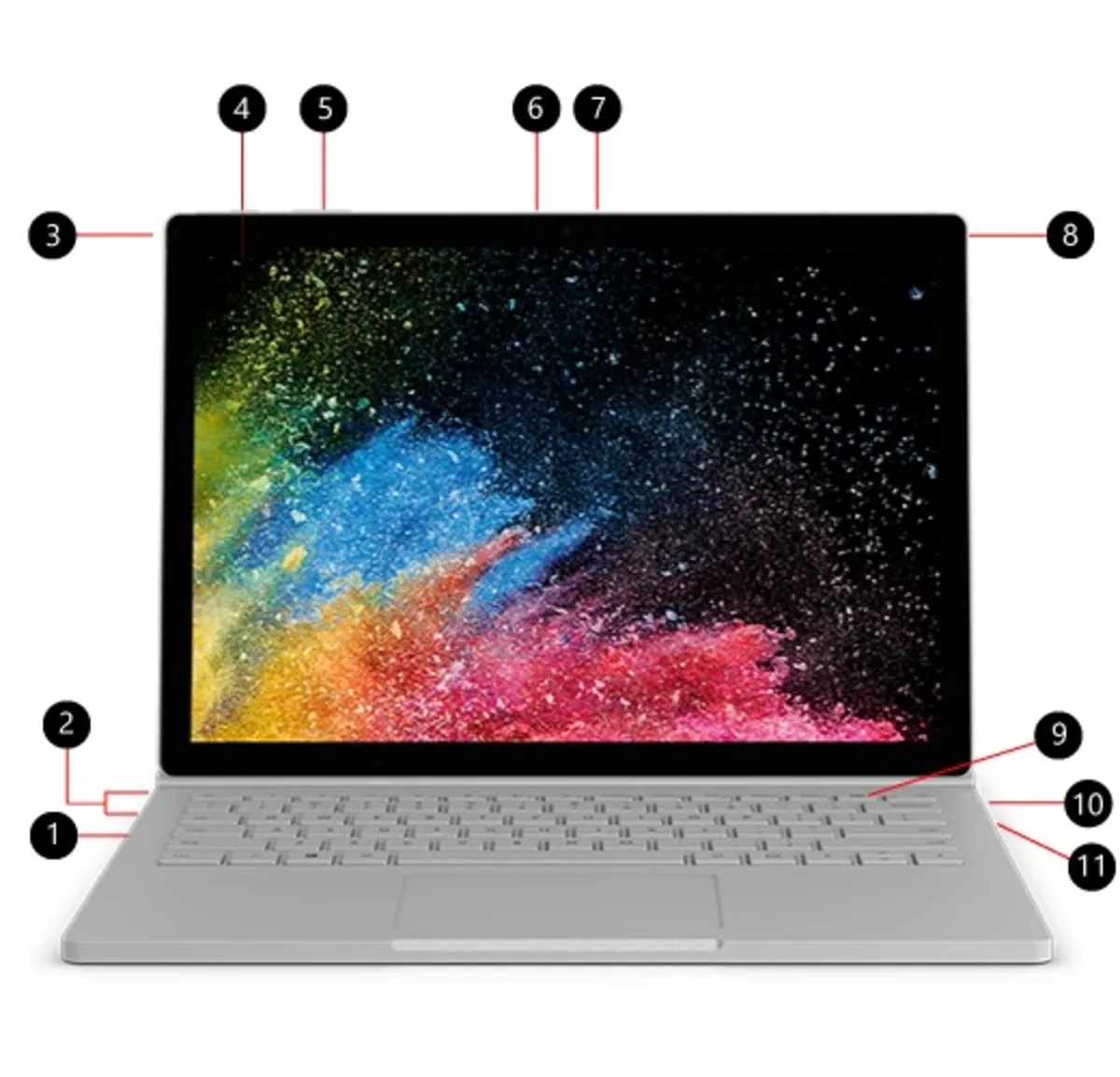 Microsoft Surface Book Laptop i7 8GB 256GB - Image 4