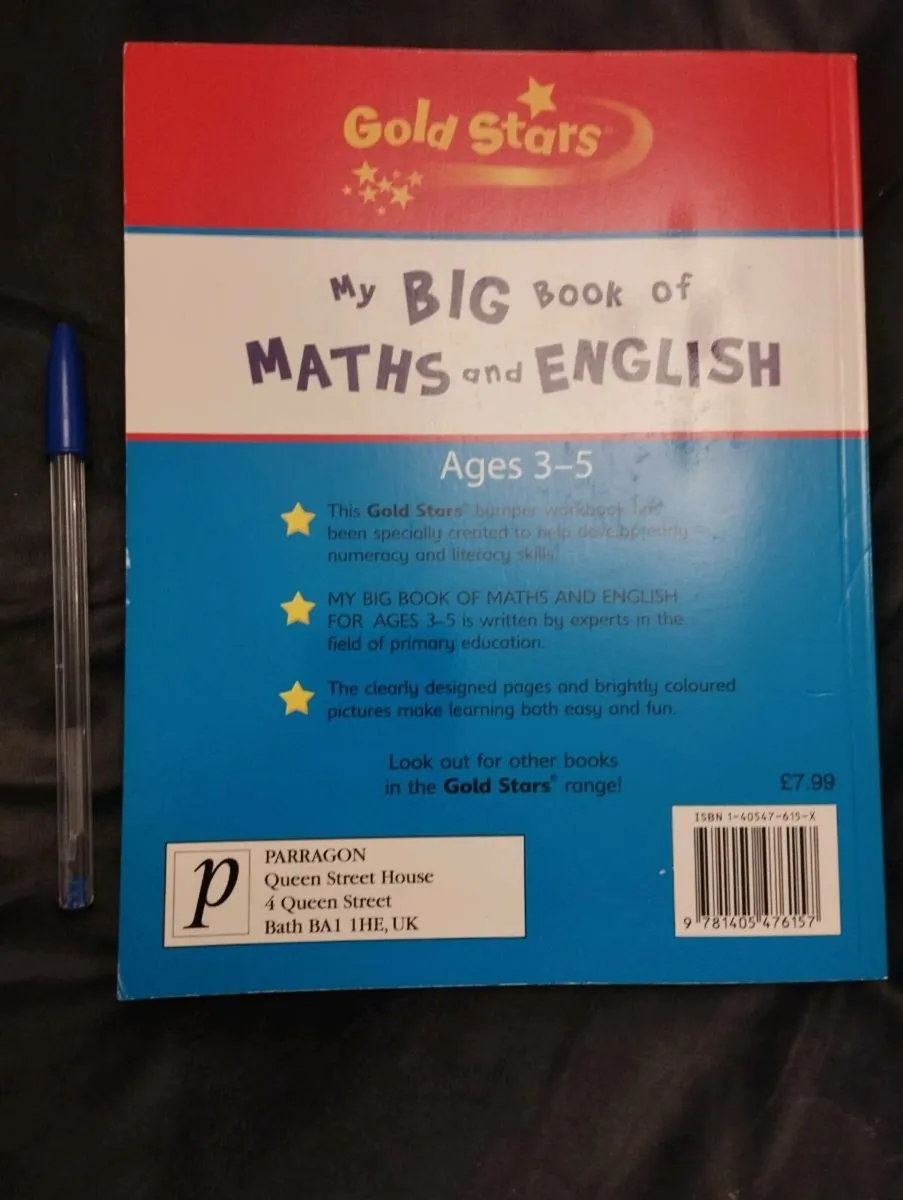 My Big Book of Maths and English |Gold Stars - Image 4