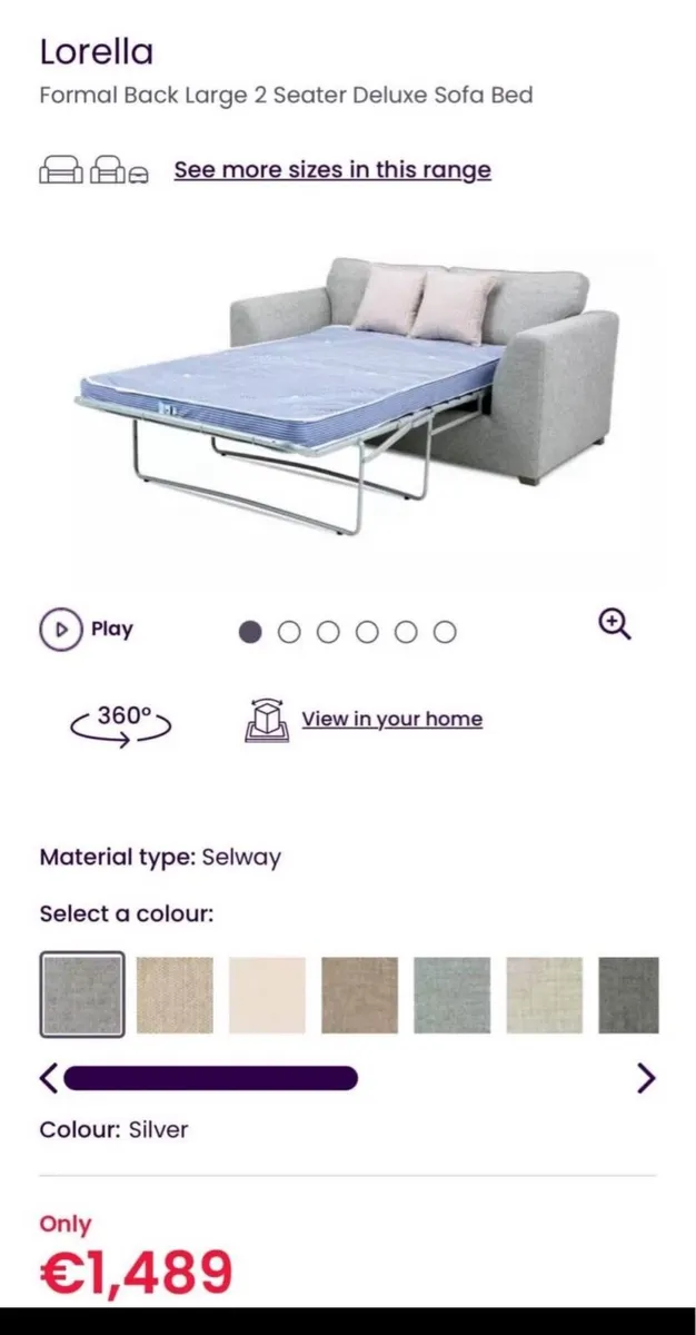 DFS sofa bed - Image 4