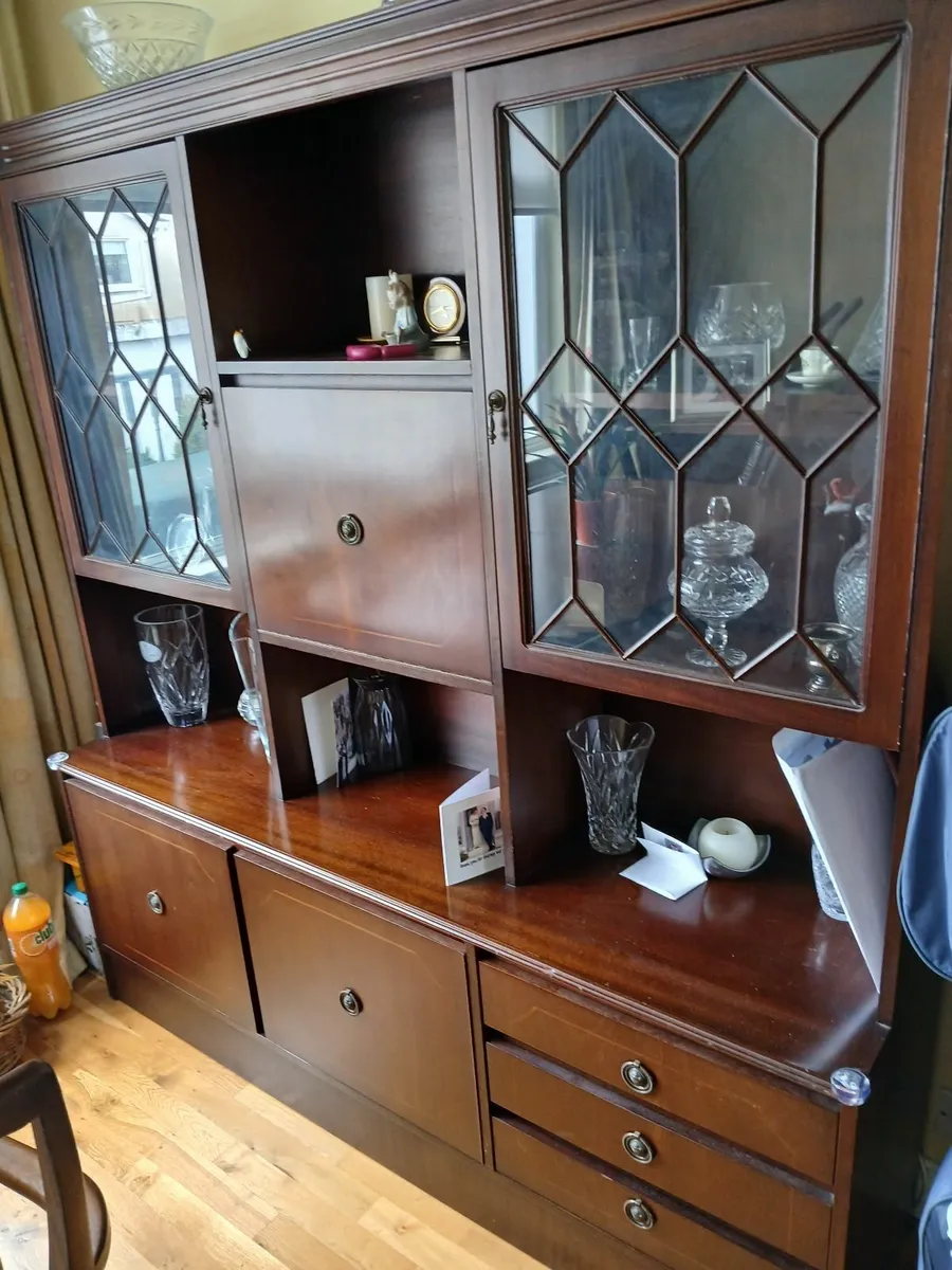 Dining room table with 6 chairs and china cabinet - Image 2
