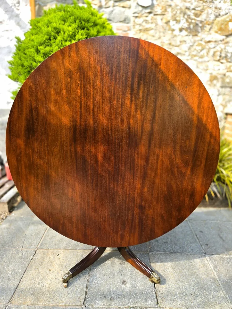 Victorian Round Breakfast Table- Circa 1850 - Image 2