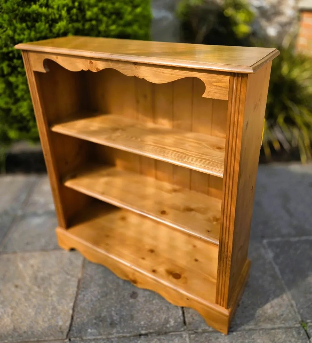 Low Pine Bookcase - Image 1