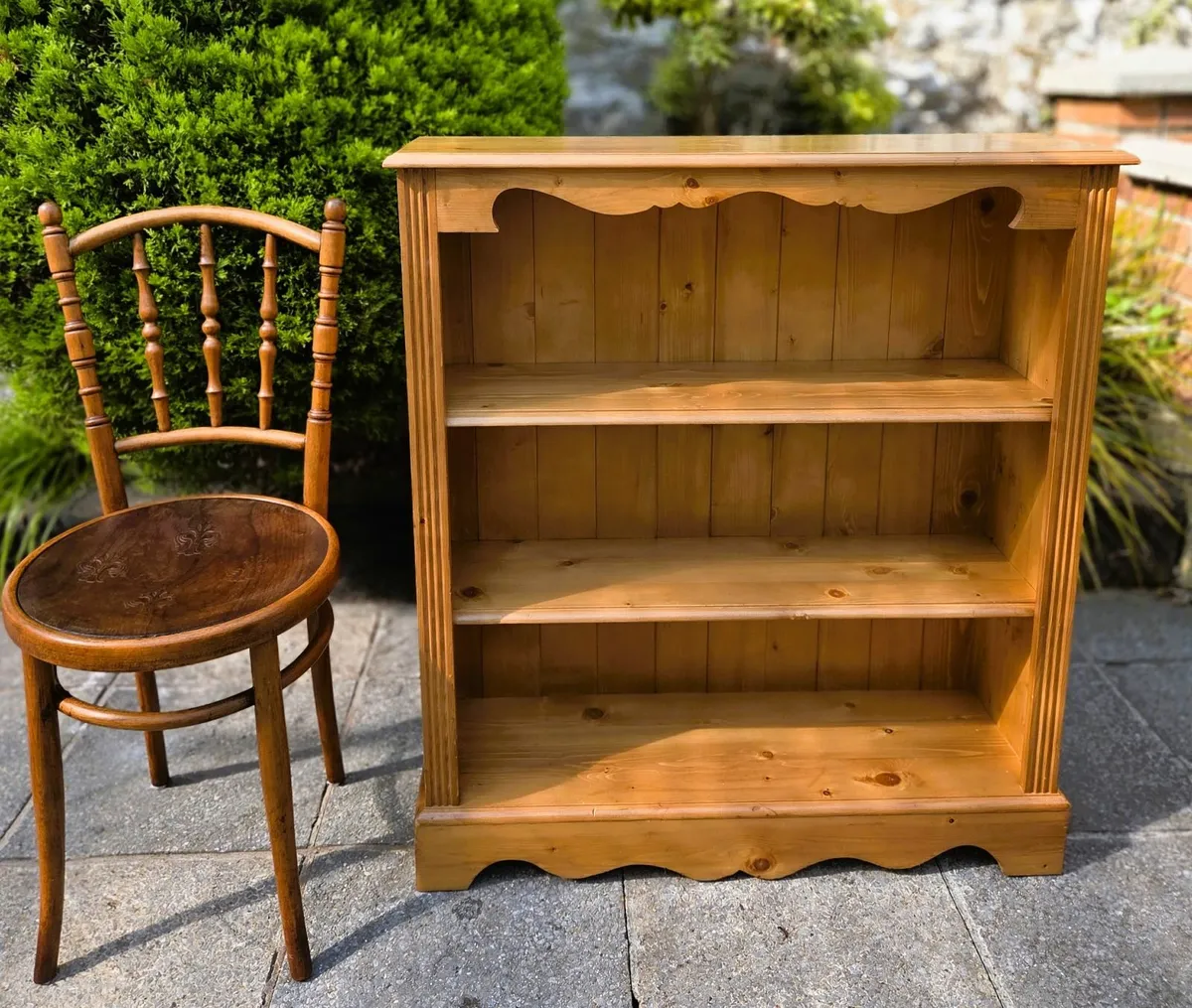 Low Pine Bookcase - Image 2