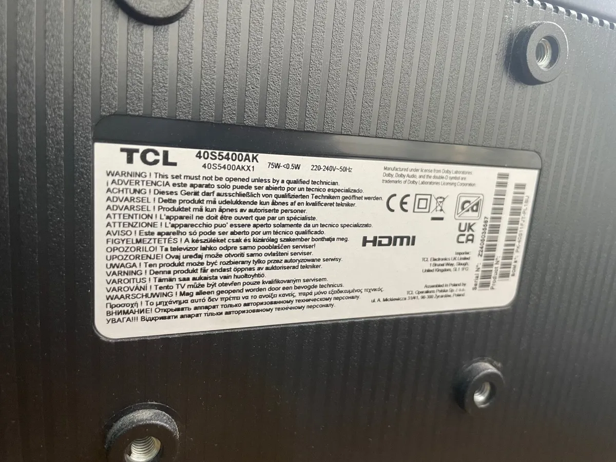 TV TCL 34 inches - Image 2