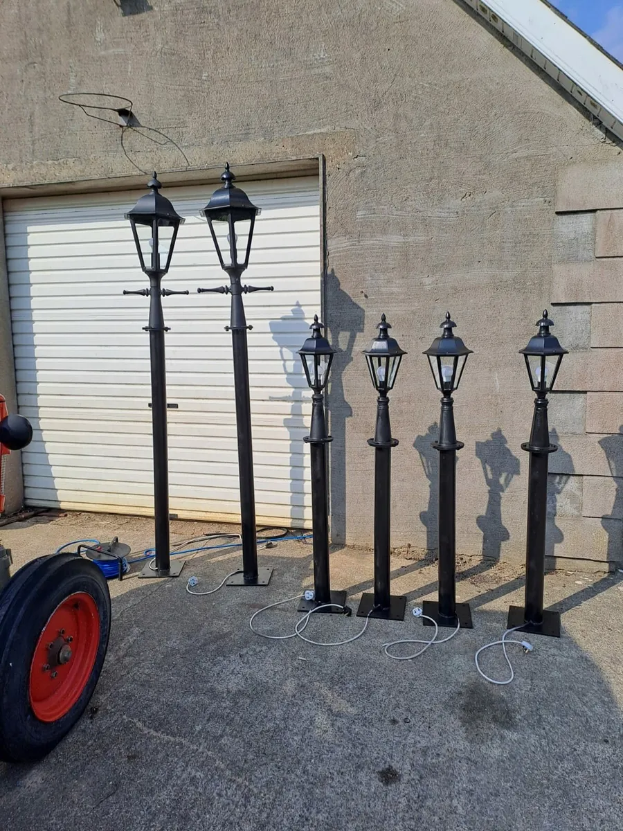 Stainless Garden lamppost lights - Image 1