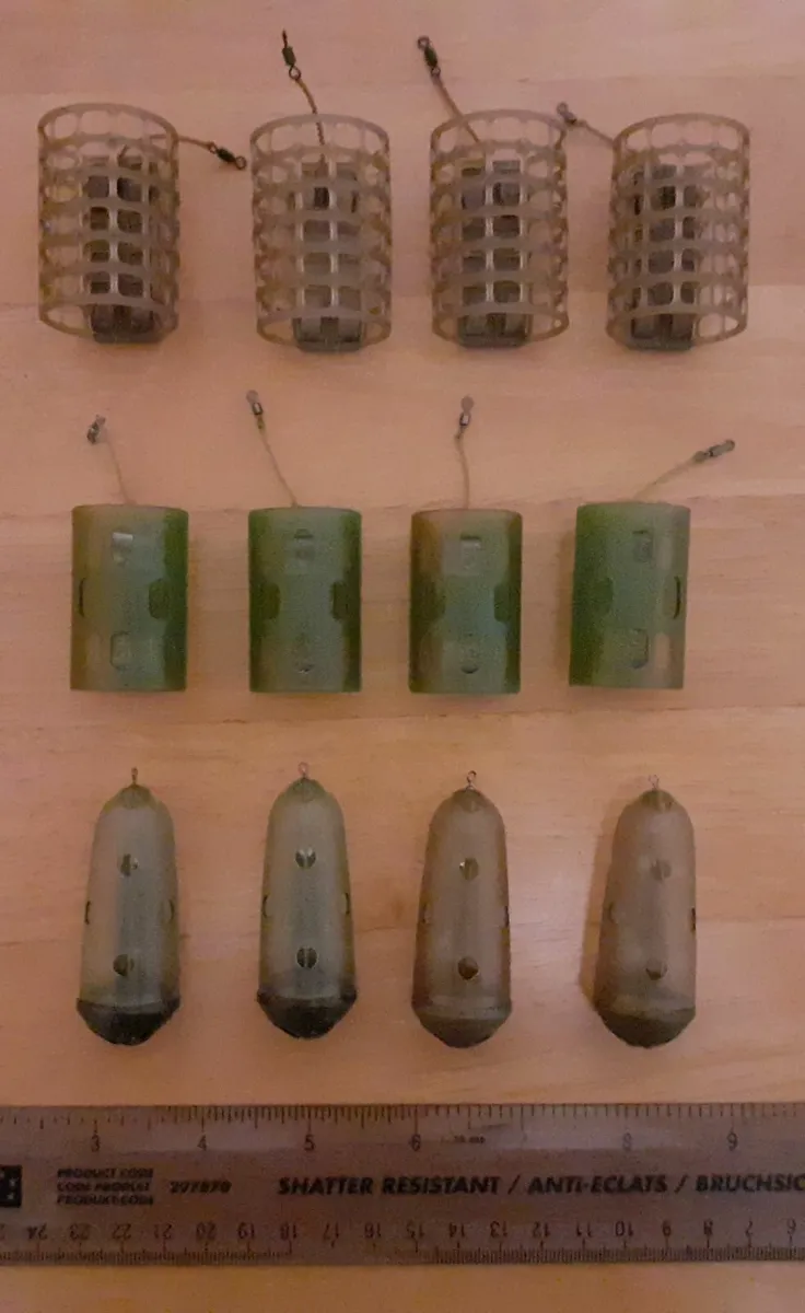 Fishing swim feeders various.